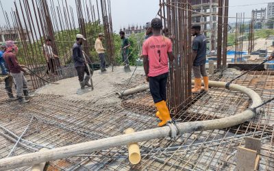 Level-03 Roof Slab Casting Completed at Nipobon Nakshatra, Sector-16, Joldhiri Abashon