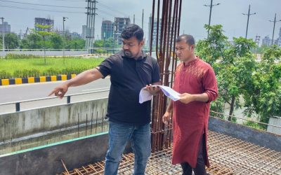 Declaration for re-bar fabrication works in mezzanine floor of “Chondrimay Nipobon” project at Jolshiri, Sector-16.