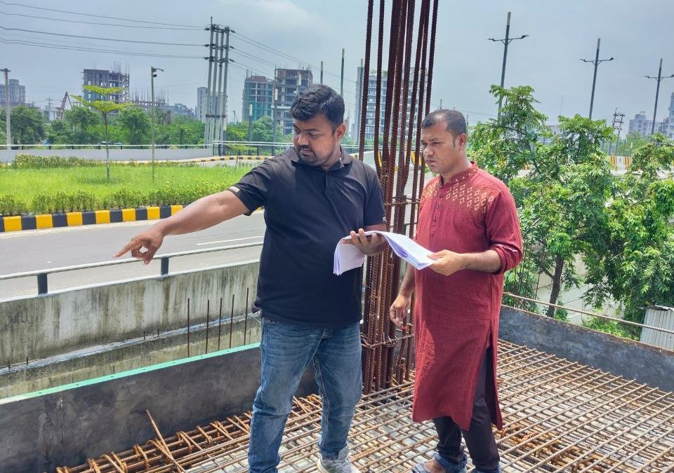 Declaration for re-bar fabrication works in mezzanine floor of “Chondrimay Nipobon” project at Jolshiri, Sector-16.